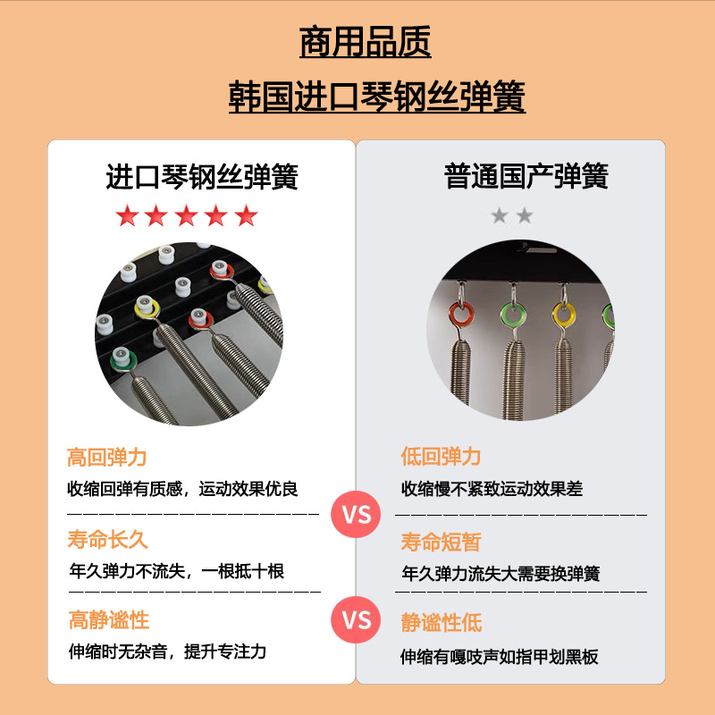 Pilates aleación de aluminio plegable cama núcleo estudio de yoga educación privada gimnasio Enseñanza Comercial equipo de fitness cama plegable