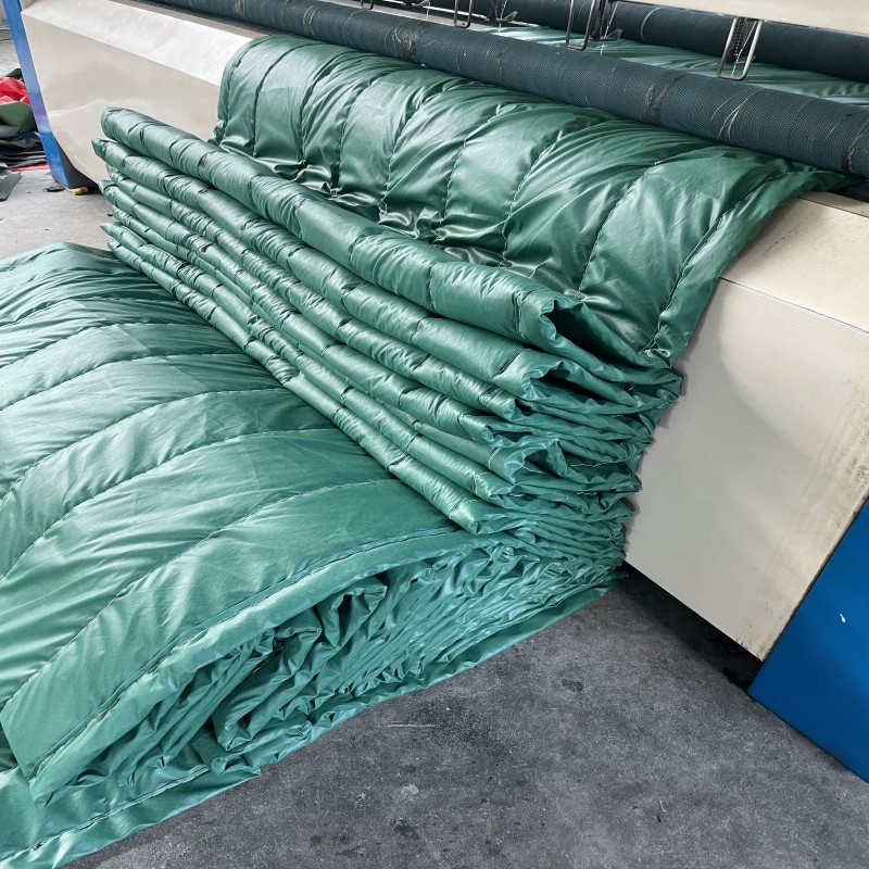 防水隔热保温棉被PVC三防布棉被防雨水防火阻燃保温被防晒防寒被