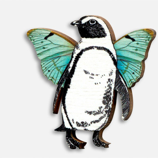 Pastoral Bird Wood Unisex Brooches display picture 4