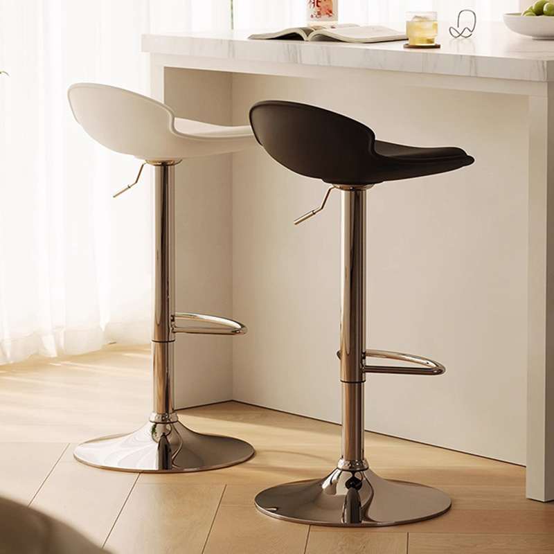 Bar Chair High Stool Liftable Reception Cashier Chair Light Luxury Bar Chair Simple Rotating Backrest Bar Stool