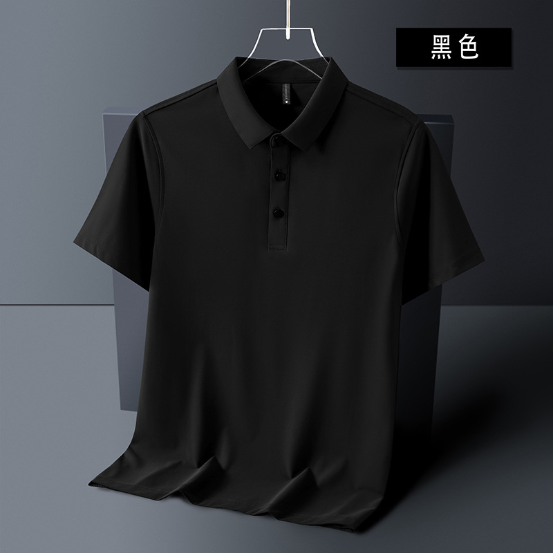 Grano dinámico de secado rápido Polo camisa personalizada de alta gama de publicidad camiseta de la empresa ropa de trabajo impreso bordado LOGO