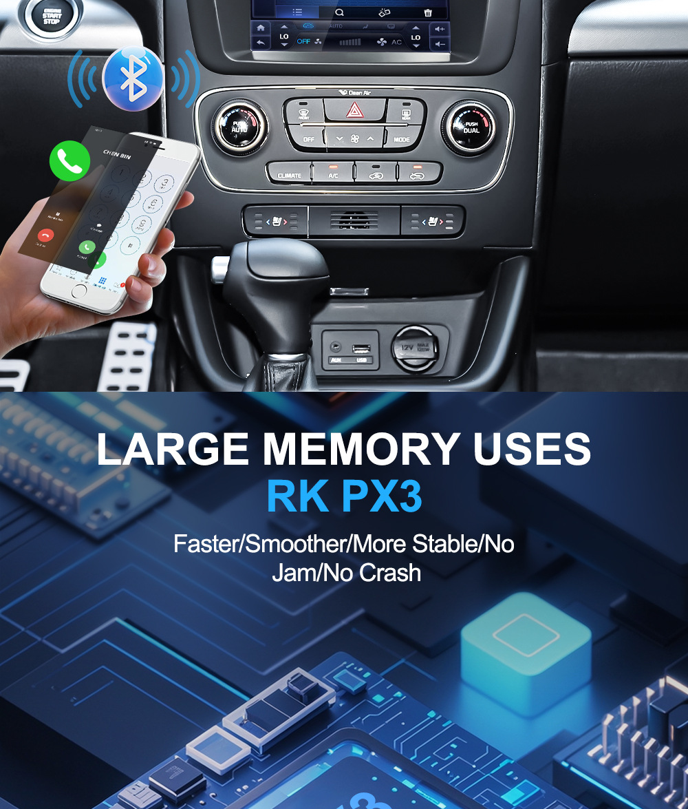 Suitable for Kia Sorento Central Control Large Screen Navigation All-In-One Android System Central Control Screen Car Navigation Device