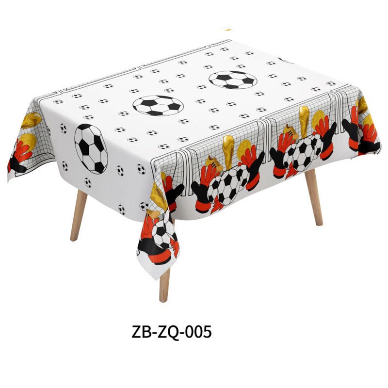 Mantel desechable para fiesta de la Copa Mundial 2026, mantel de Disney perlado, material MOPP sin necesidad de lavado