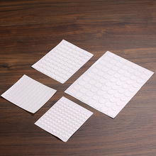 现货方形纽扣胶贴 纸卡粘固无痕圆点胶 包装定位专用透明超粘胶点