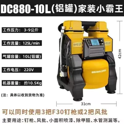 Hava kompressorları frequency air compressor new air - iron-brushless-air-compressor-dc880-10l