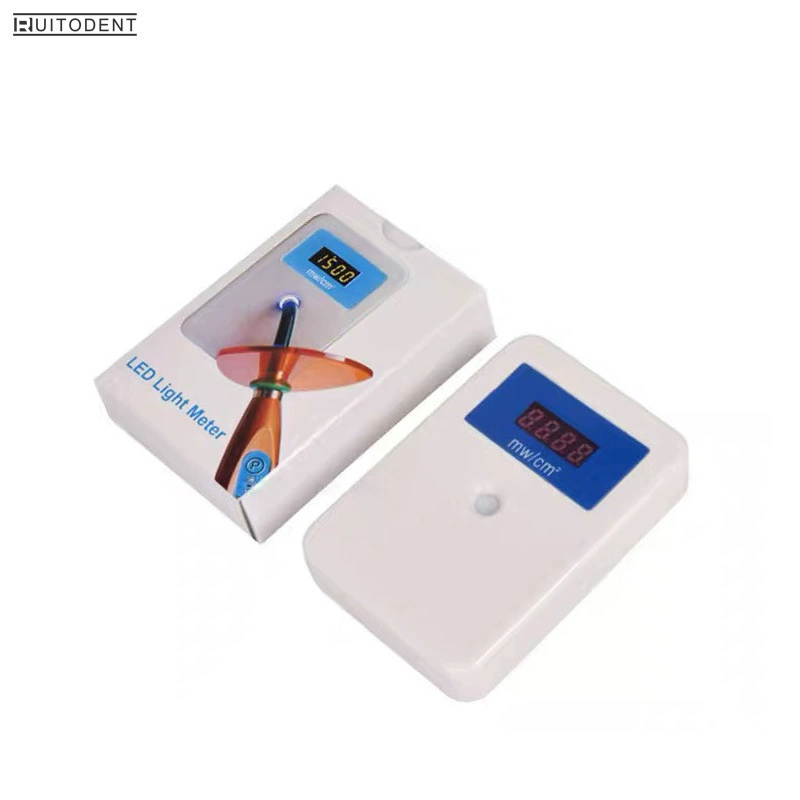 Стоматологический фотометр Светодиодная машина для отверждения света Измеритель интенсивности света Цифровой дисплей для измерения интенсивности света