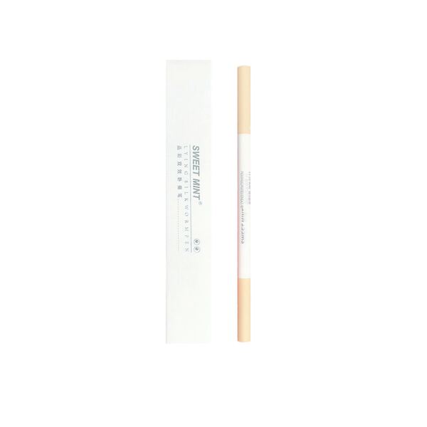 Sweet Mint Crystal Crystal Double -headed silkworm pen outlines the…