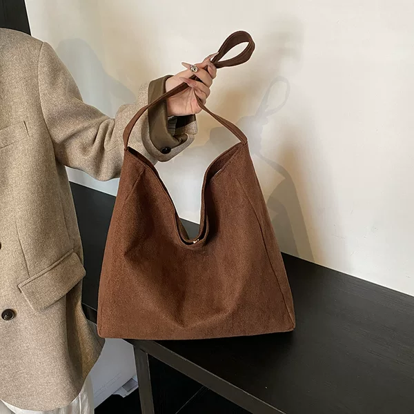 2025 Fashion Large-Capacity Bag Retro New Simple Armpit Commuter Tote Bag Versatile Shoulder Bag Women's Handbag