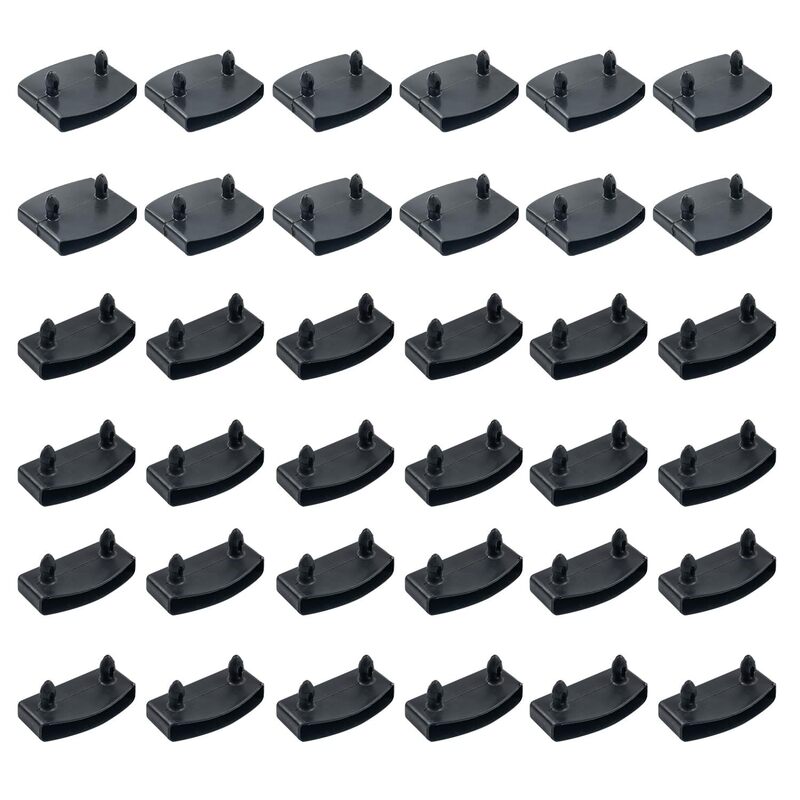Factory direct furniture plastic accessories ribs bed frame two ends fixed cover bed board sofa frame plastic fixed buckle