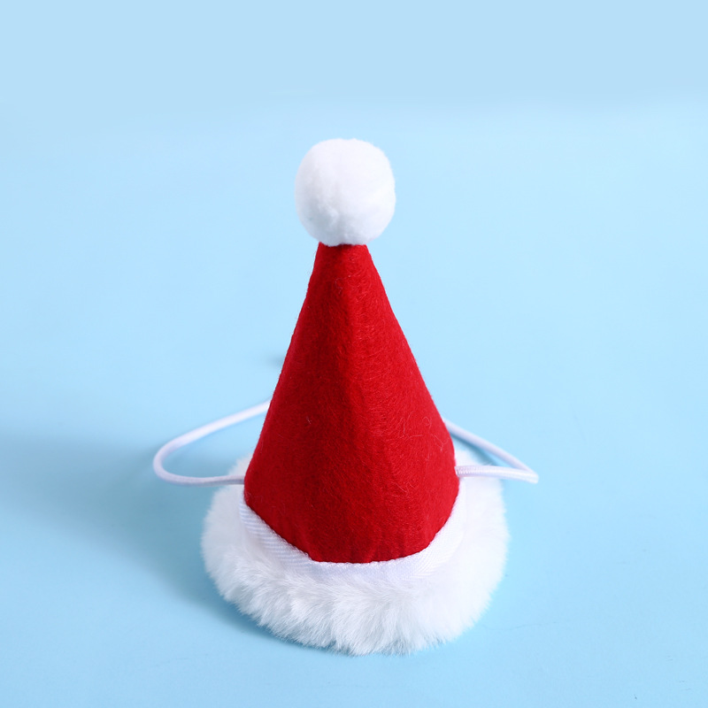 180g Weight Costume Props Event & Party Supplies Pet Hat Type Of Pet Supplies 1 Piece Quantity Daily Occasion Nonwoven Material Christmas Festival Color Block Pattern All Seasons Season Simple Style Style Simple Style Nonwoven Christmas Color Block Pet Hat 5