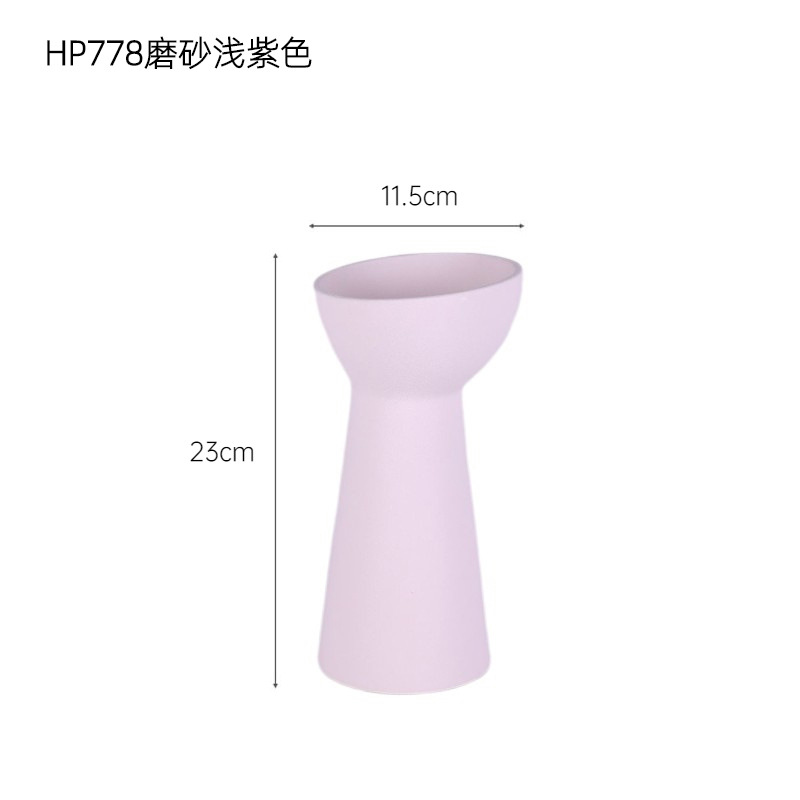 INS moderno minimalista jarrón de cerámica decoración del hogar flor seca arreglo floral decoración salón comedor Mesa decoración floral