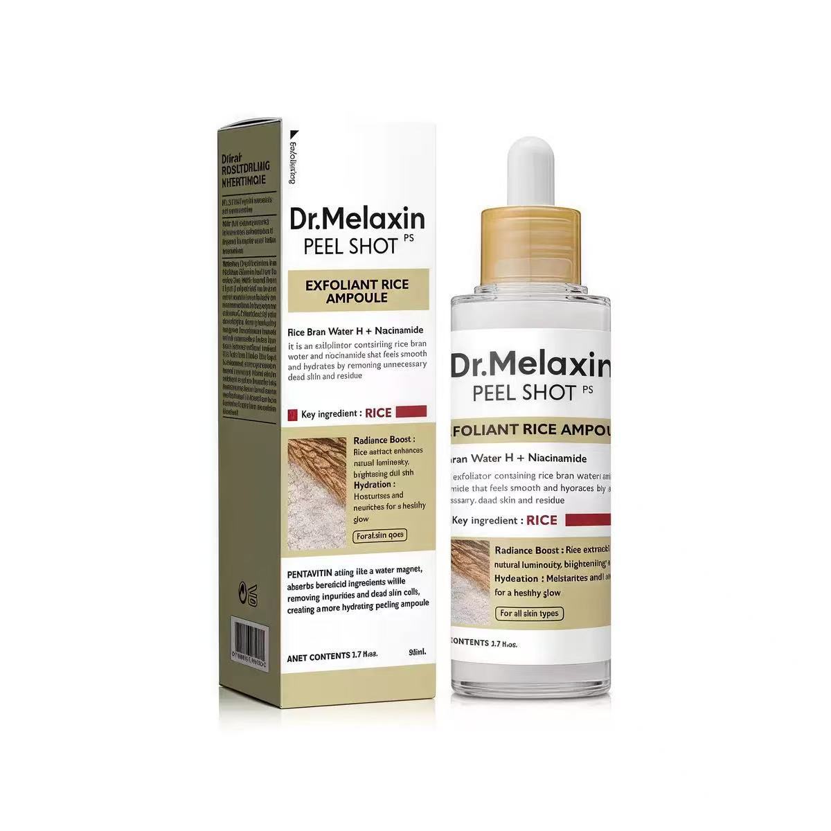 Cross-border Dr. Melaxin arroz negro y blanco esencia de cúrcuma spray gelatina de algodón humectante barra de crema para la piel crema para los ojos barra