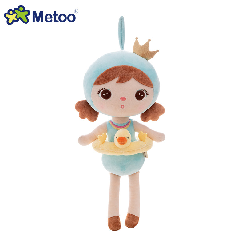 블루 + 옐로우 오리 수영 링