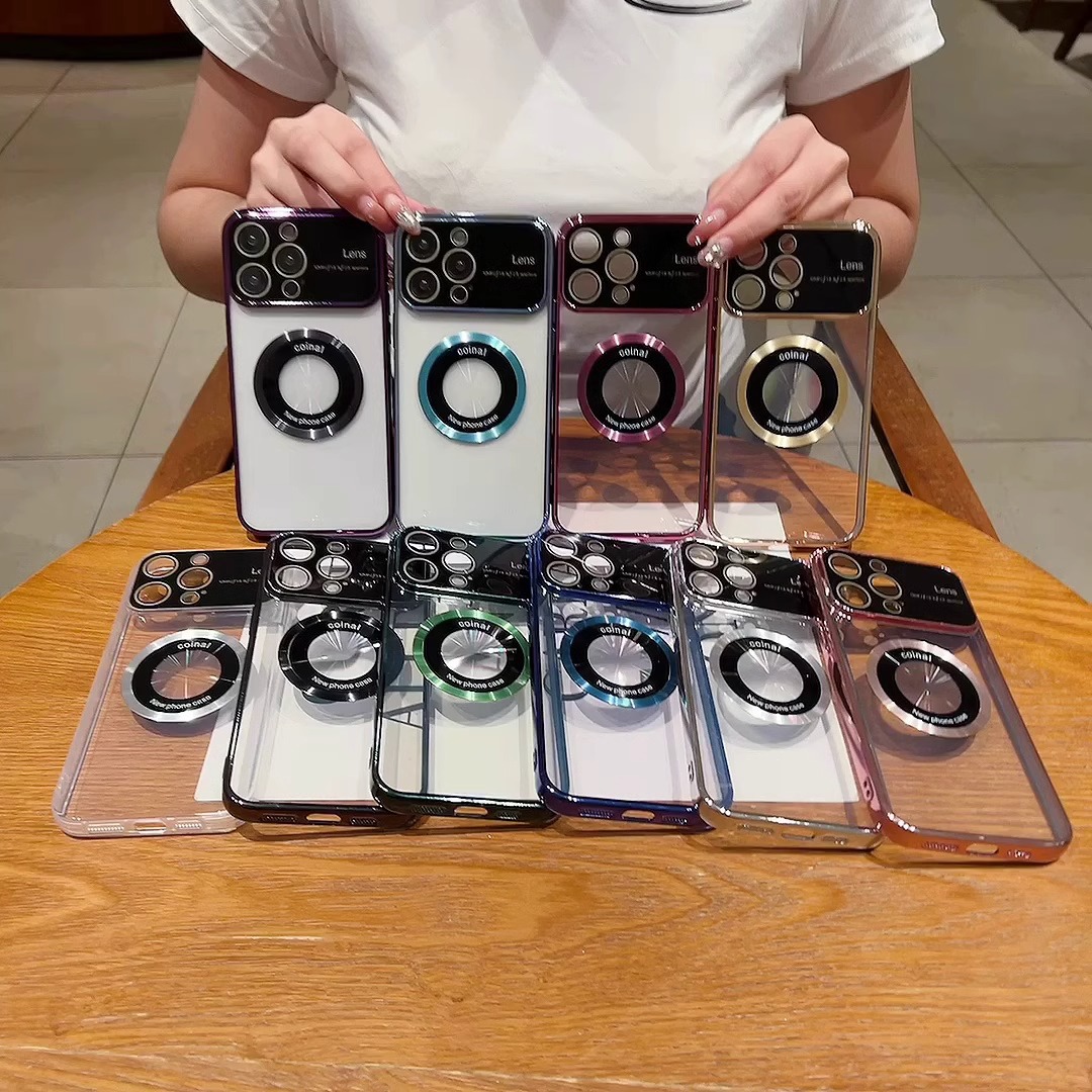 Electroplated Phone Case With Lens Protector For Iphone Series_voghion.com