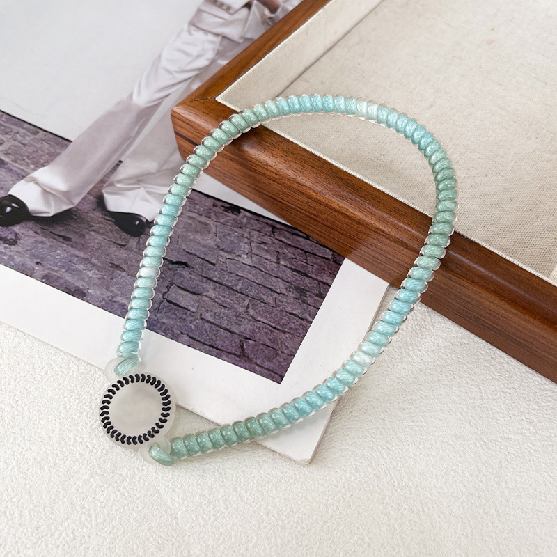 Telephone, headband, gradient