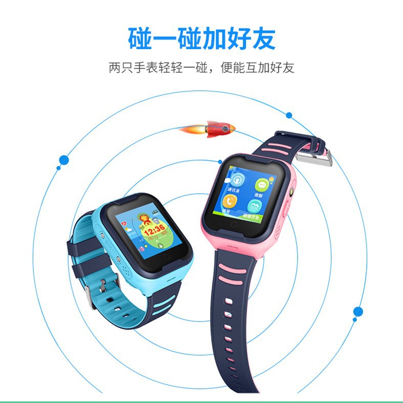 Transfronterizo 4G todos los Netcom A73E inteligente reloj del teléfono de los niños A36 video llamada GPS posicionamiento inglés versión multi-país