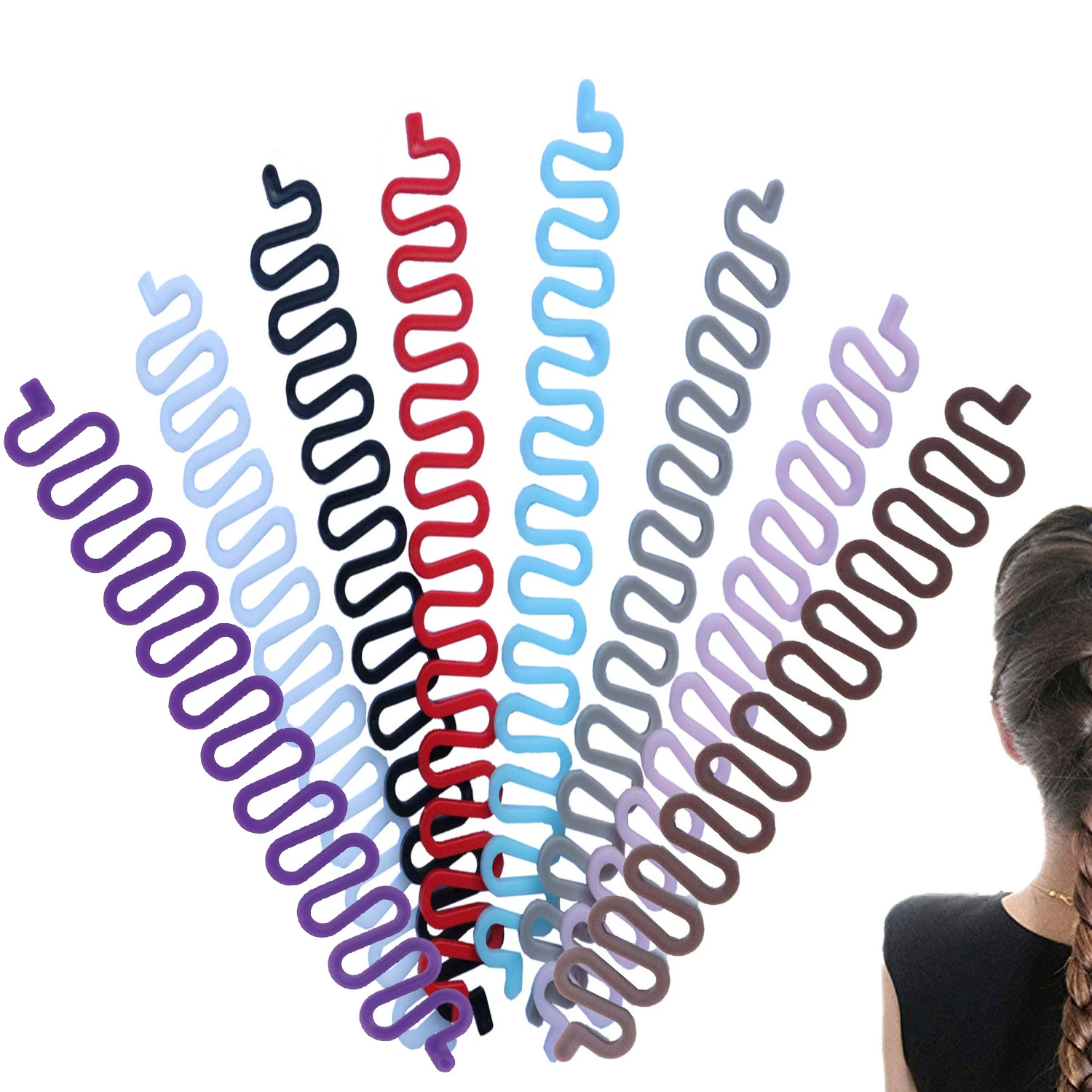 Amazon DIY французская коса инструмент ролик булочка инструмент для плетения волос Инструмент Твист коса аксессуары для волос