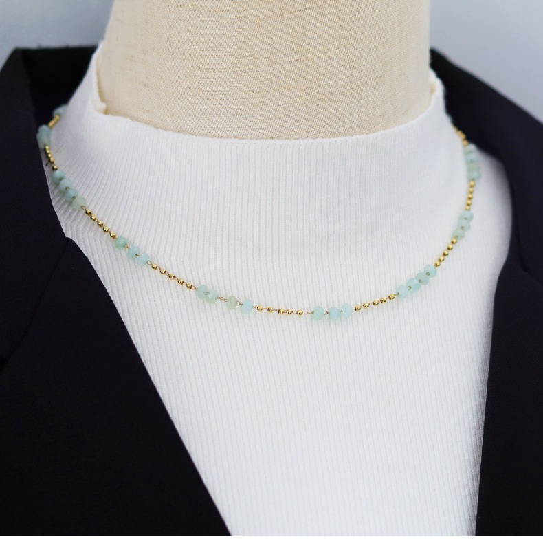 Fashion Round Beaded Handmade Womenu0027S Necklace 1 Piece