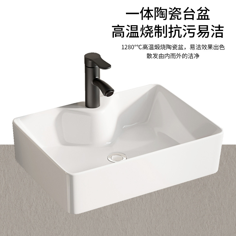 lavabo tipo piso tipo pequeño tipo de hogar lavabo transfronterizo gabinete combinación de lavabo pequeño tamaño lavabo largo estrecho