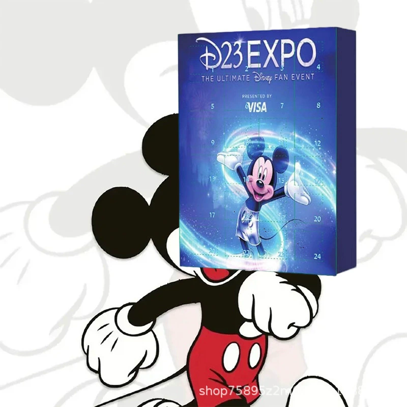 Адвент-календарь Disney Mickey на 24 дня, блайнд-бокс с фигурками, коллекционные украшения