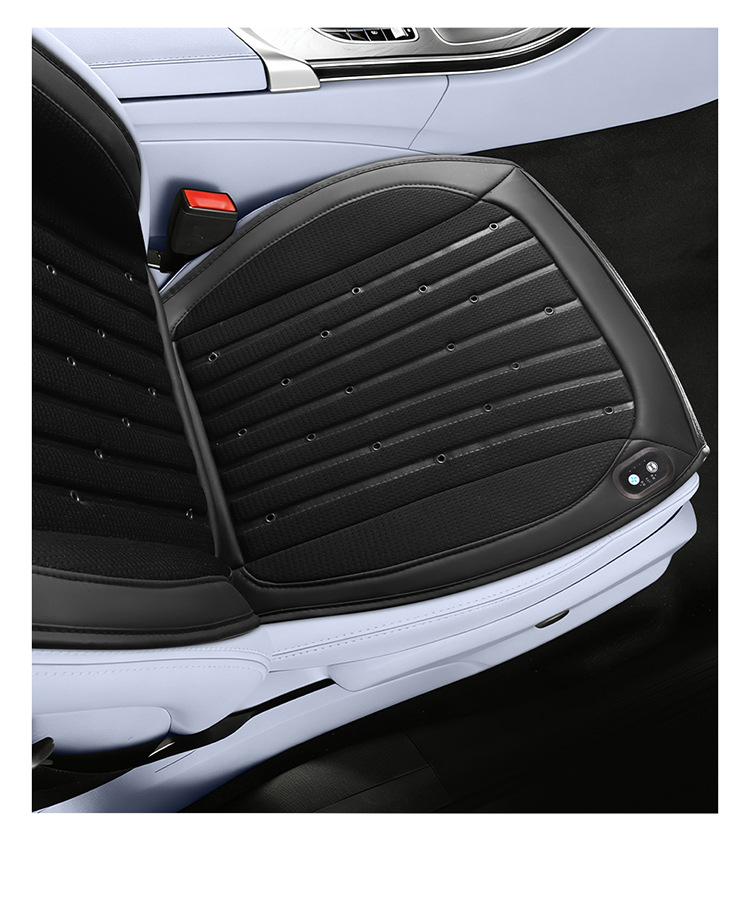 Massage Ventilation Summer Car Ventilation Seat Cushion Cooling Seat Pad Summer Cold Air Breathable Heat Dissipation Cooling Pad Truck Cushion