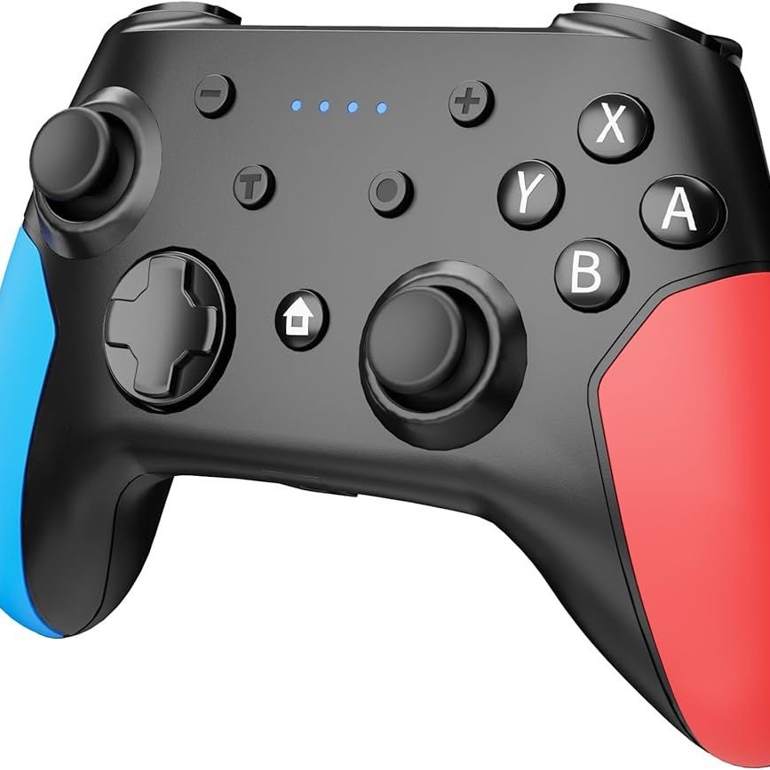 Control de Juego Inalámbrico Bluetooth Switch 2 en ABS con Vibración para Switch PC Android