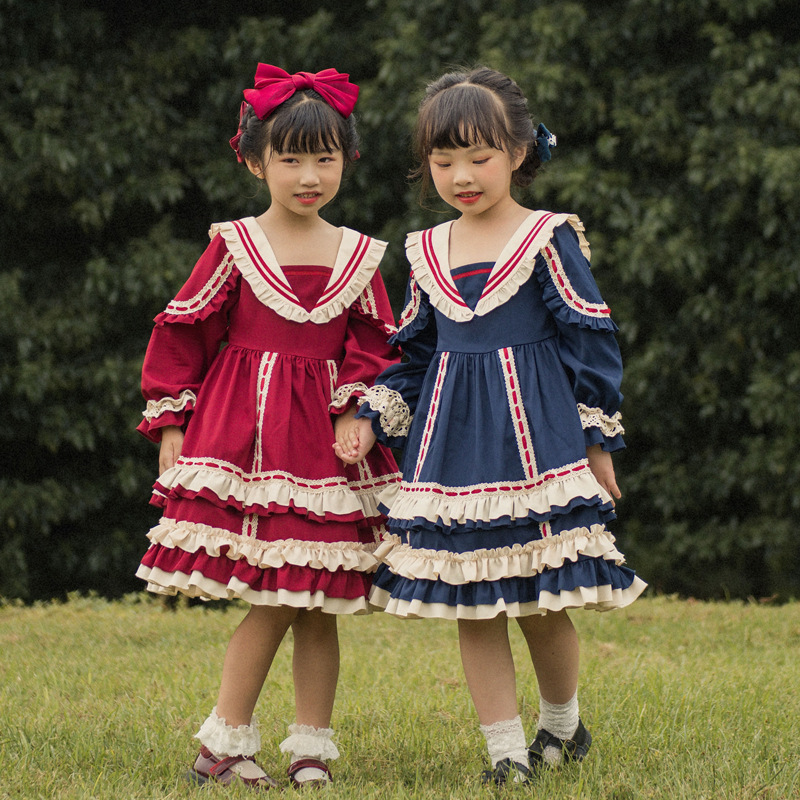 Miss Betty Lolita ropa de los niños OP original genuino en stock retro estilo Palacio alta cintura Lolita princesa vestido