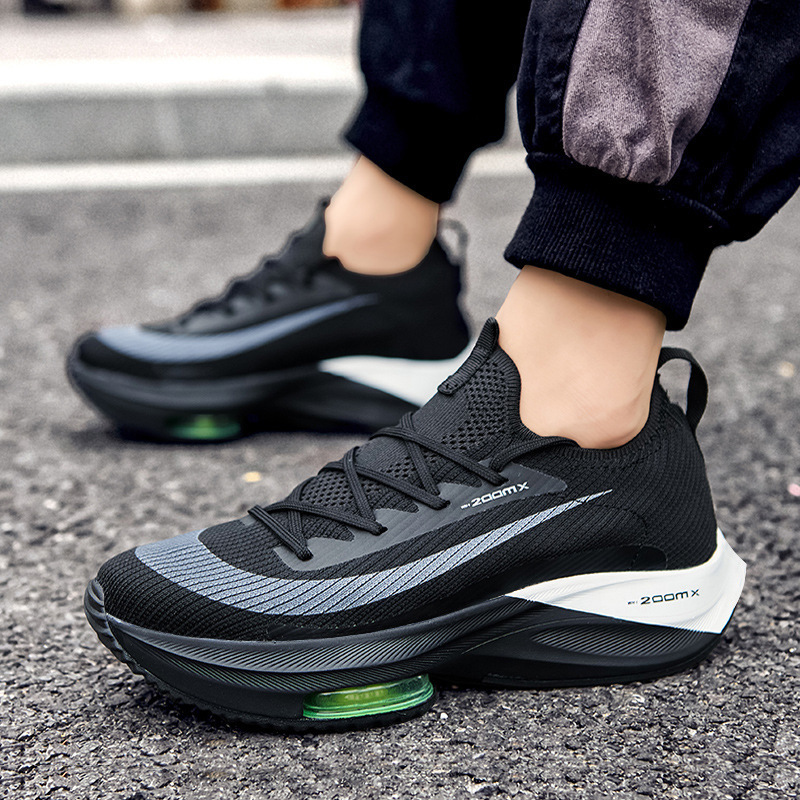 Cross-Border Large Size Marathon Sports Running Shoes Men's Mesh Breathable Fashion Low-Top Air Cushion Shoes Cross-Border Large Size Marathon Sports Running Shoes Men's Mesh Breathable Fashion Low-Top Air Cushion Shoes