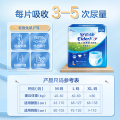 An Kang Fang Lou An Xin Adult Pull-up Underwear for the Elderly, Disposable Underpads for Postpartum Women, M/L/XL, 60 Sheets