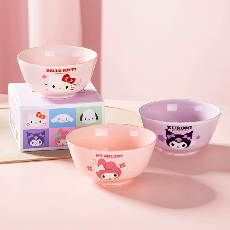 Керамическая столовая посуда высокого качества в стиле Hello Kitty, Санрио, мультяшная