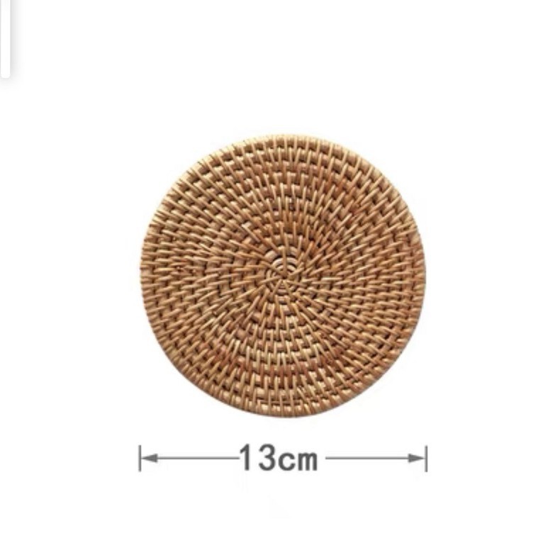 싱글 피스 라운드 코스터 13cm