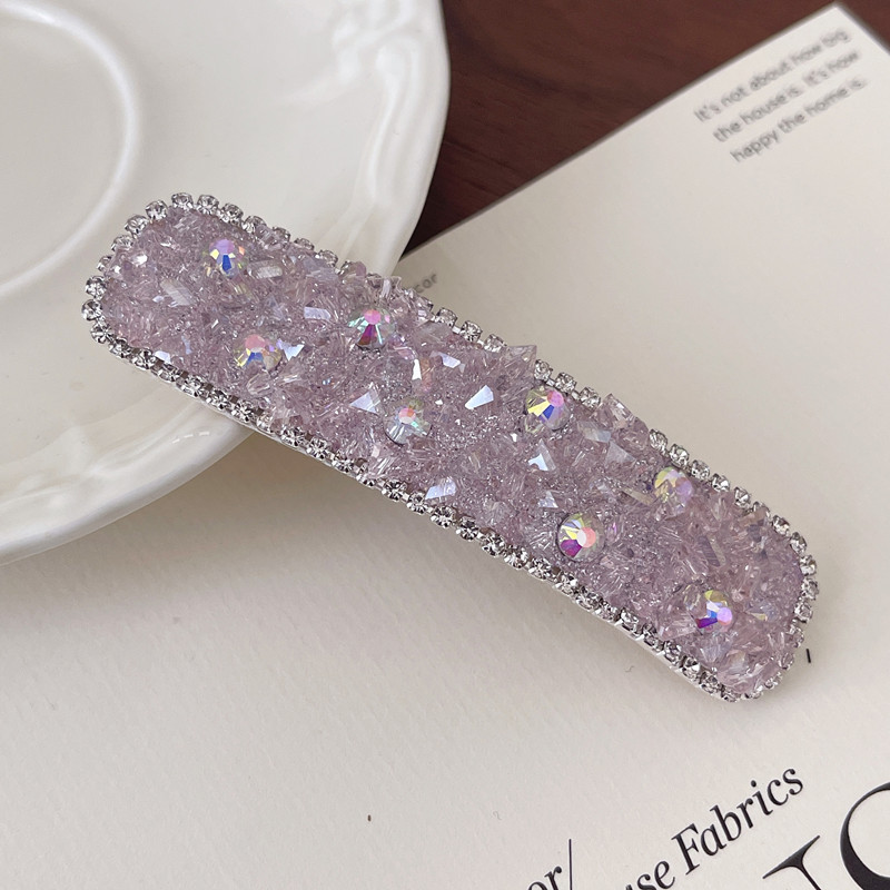 韓国風サイドクリップ、ネットで話題のクリスタルヘアクリップ、ラインストーンBBクリップ、インスタ映えする女の子らしいおしゃれなヘアアクセサリー