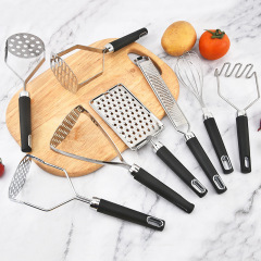 ステンレス製家庭用マッシャー、ポテトプレス、ポテトマッシャー、Amazonキッチン用品、家庭用コレクション