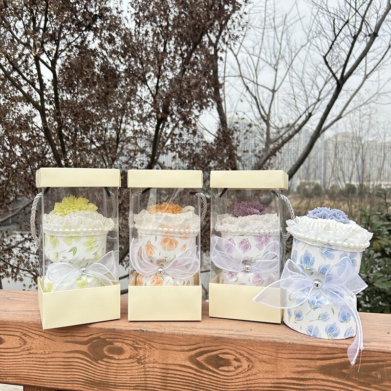 Cross-Border Mother's Day Gift Finished Product Small Fragrant Bouquet Set Artificial Carnation Soap Bouquet Women's Day Gift