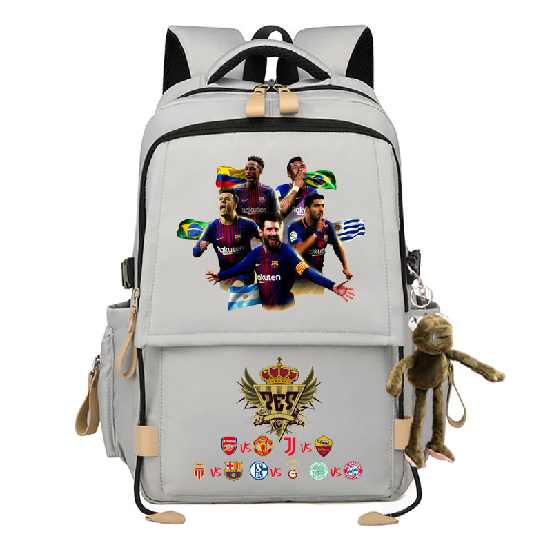 2024 Liga de Campeones Copa del Mundo de fútbol Mochila Real Madrid KakaCroba Messi Chelsea Manchester United estudiantes