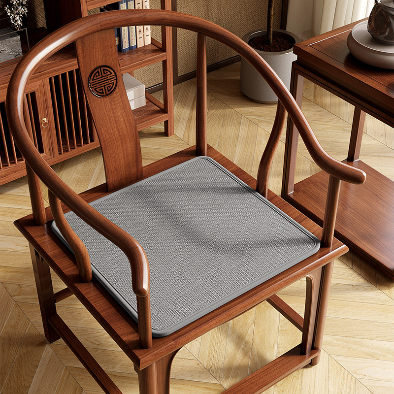 China simple cojín de asiento cojín de madera roja sólida cojín de sofá de madera sólida cojín de mesa de té cojín de asiento de asiento
