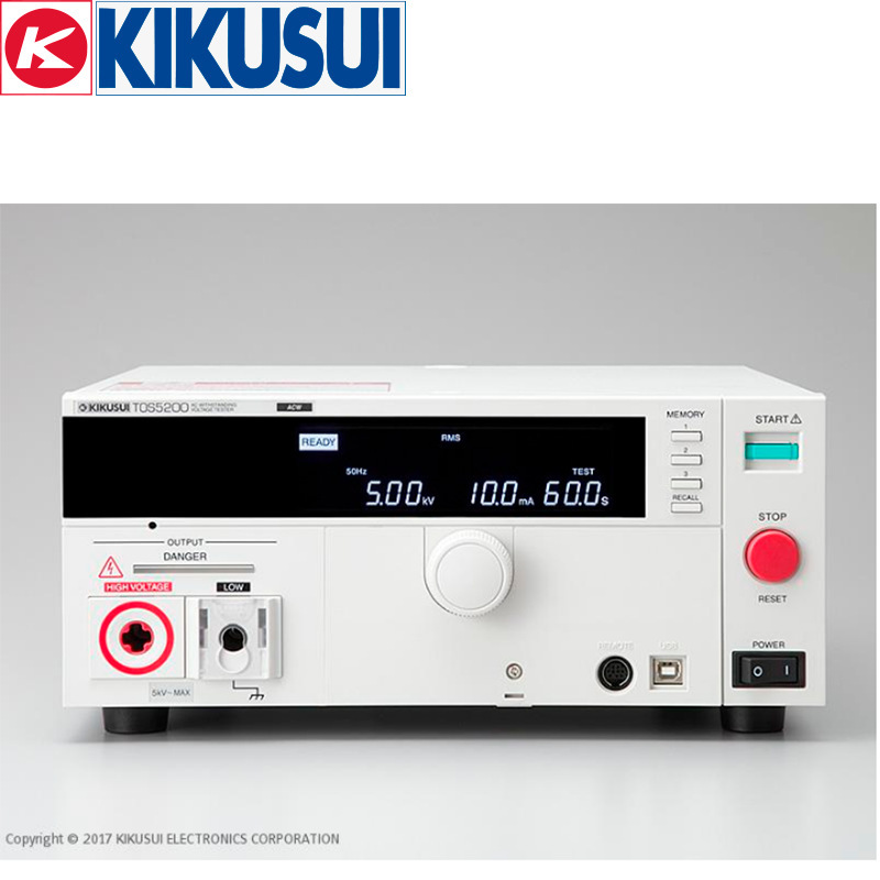 日本菊水 KIKUSU TOS5101 耐压试验测试仪 数字电压计 电流计