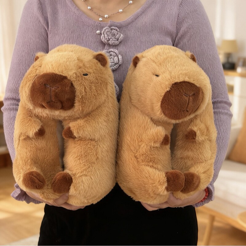 Little Seal Autumn and Winter Indoor Home Maternity Warm Cotton Shoes Capybara Panda Slippers Non-Slip Sole Warm Fleece Little Seal Autumn and Winter Indoor Home Maternity Warm Cotton Shoes Capybara Panda Slippers Non-Slip Sole Warm Fleece
