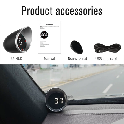 Cross-border car HUD head-up display, Vehicle HUD - g5-universal-speedometer-without-glass-bracket