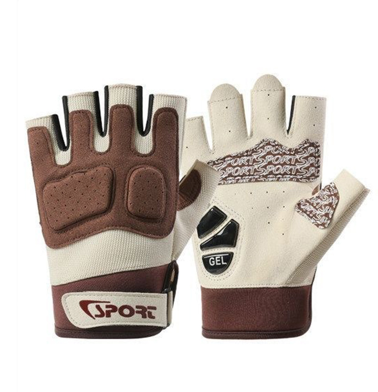 Guantes de Ciclismo de Medio Dedo Transpirables y Resistentes al Desgaste para Deporte al Aire Libre