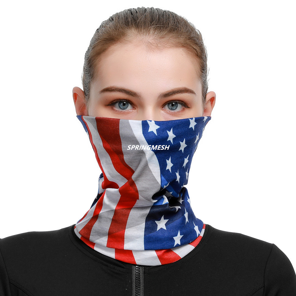 National Flag Series Multifunctional Scarf for Sun Protection and Windproofing, Suitable for Cycling, Outdoor Sports, and Fans, Seamless Magic Headscarf