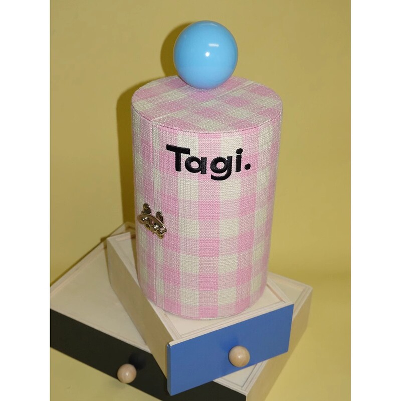 Tagi.机灵信号旋转桌面收纳复古大容量小众首饰盒化妆包|undefined