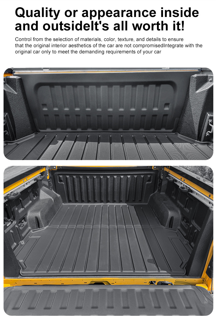 Suitable for Toyota Series Car Trunk Mats Tpe Rear Bucket Mats Fully Environmentally Friendly Trunk Mats Backrest Mats Cross-Border