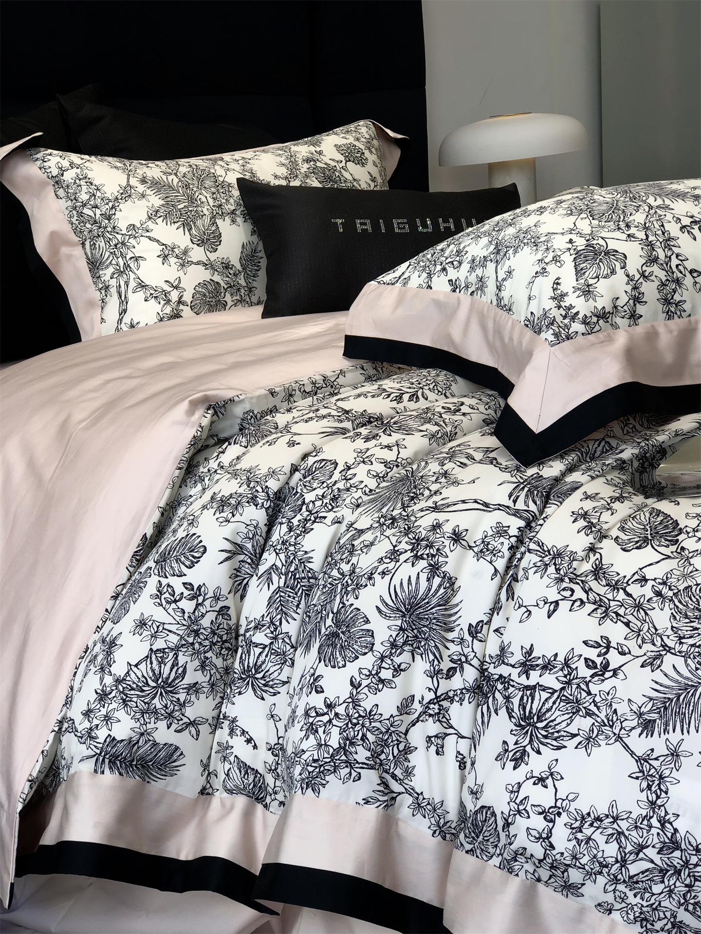 Completo letto matrimoniale vintage stile francese in cotone_voghion.com