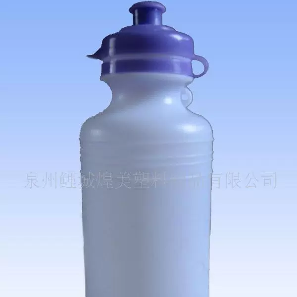 PE材质运动水壶自行车运动水杯户外登山单程带盖水壶