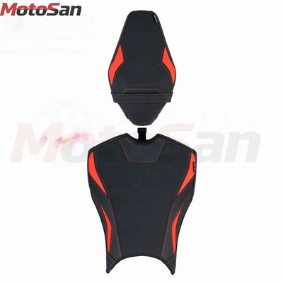 Z900, non-slip comfortable seat cushion, breathable | Motorcycle cushion - front-rear-seat-cushions-red-original-seat-height