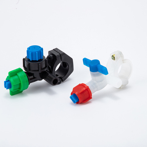 Greenhouse pipe nozzle external water running internal water fan spray nozzle high pressure atomization sleeve pipe threaded nozzle chemical spraying machine