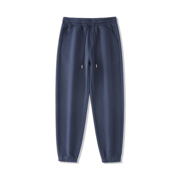 2025 otoño y invierno pantalones deportivos de pies de hombre pantalones de punto de gran tamaño sueltos pesados juveniles casual pantalones de moda image 7