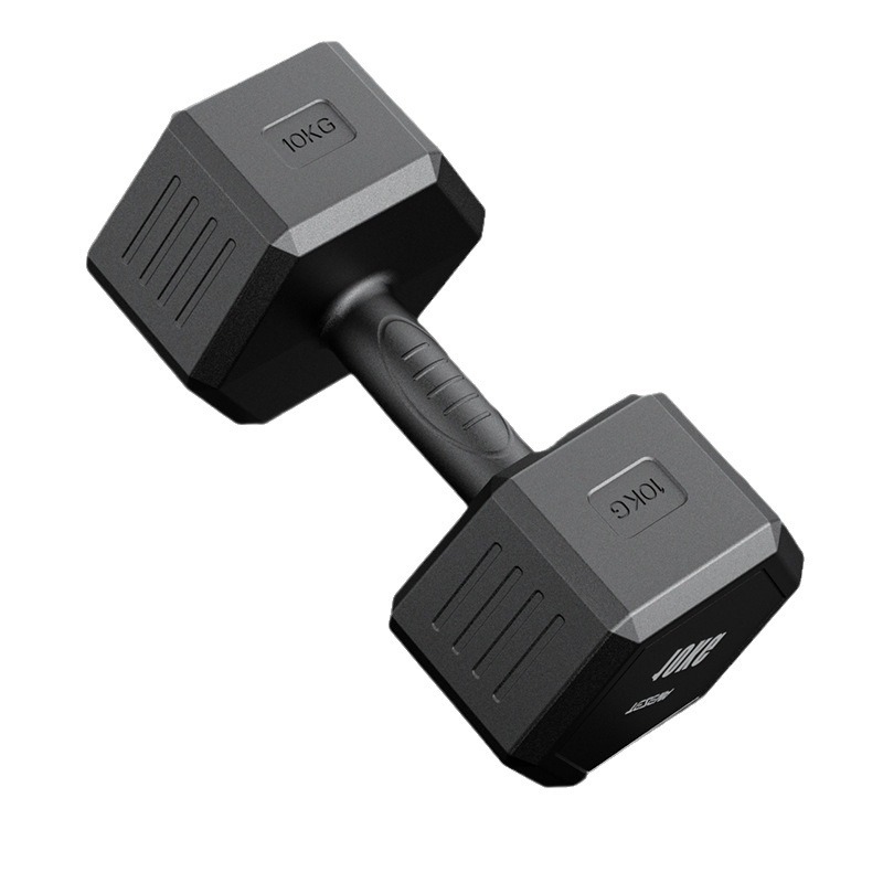 Hexagonal mancuerna multifuncional hogar fitness equipo hombres y mujeres brazo entrenamiento muscular 2KG5KG10KG mancuerna de plástico