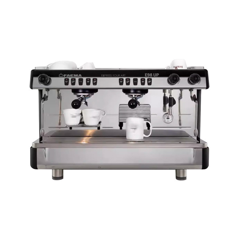 Italia FAEMA Pegasus E98UP semiautomático italiano cafetera comercial doble cabeza eléctrica alta extracción de taza